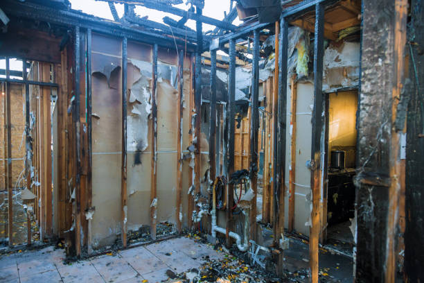 Professional Emergency Fire Cleanup technician working in Hampton, VA